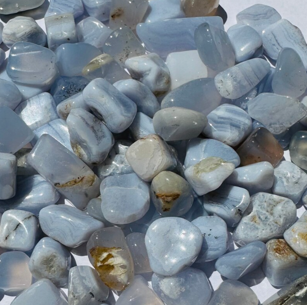 Blue Chalcedony Crystals