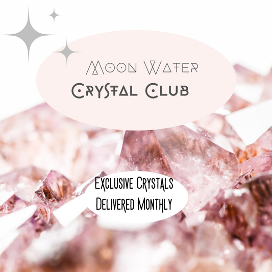 Moon Water Crystal Club - Monthly delivery of Exclusive crystals for your Moon Water Bottle
