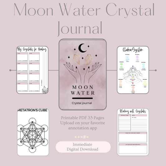 Moon Water Crystal Journal